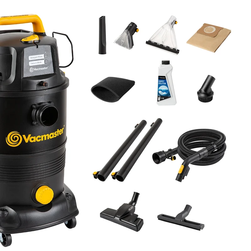 Vacmaster 1300W 23L 3-in-1 | Wet & Dry Vacuum Cleaner and Carpet Shampooer