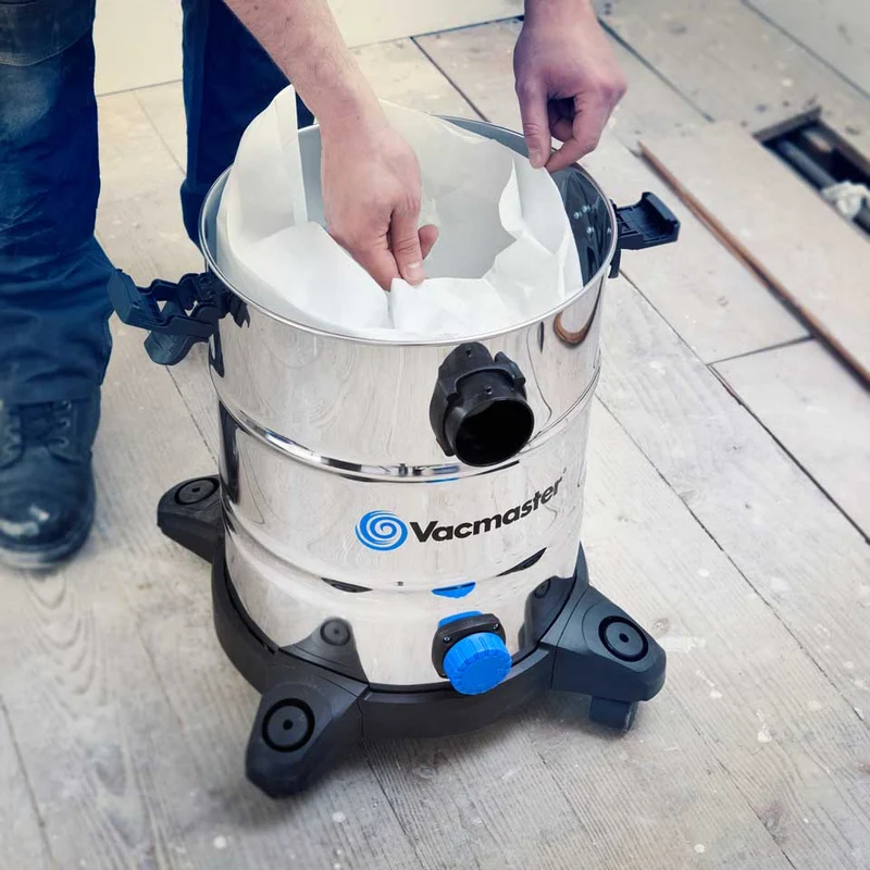 Vacmaster Power 30 PTO Bag Kit | Wet & Dry Vacuum Cleaner-with Spare Dust Bags X 5