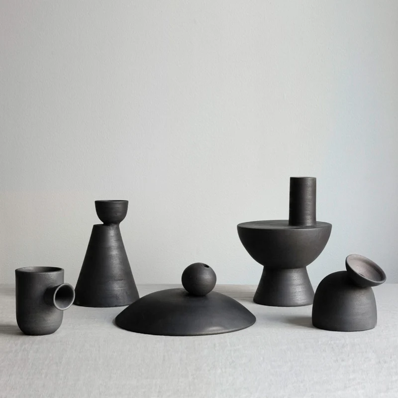 Charred Vases