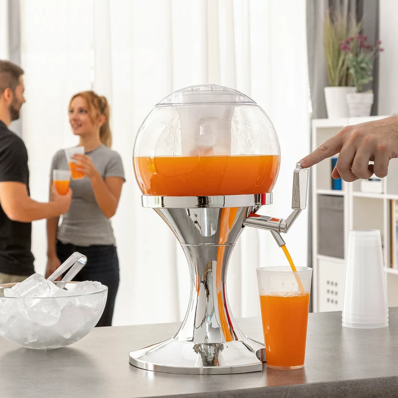 Beer Dispenser Cooling Pack InnovaGoods and 2 Folding Sunglasses Sunfold Spain Red