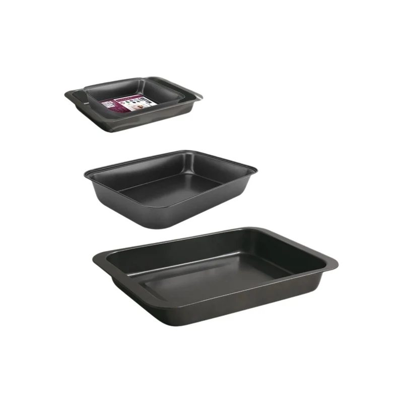 Baking tray Quttin Rectangular 34 x 24 cm 42 x 29 cm (2 Pieces) (6 Units)