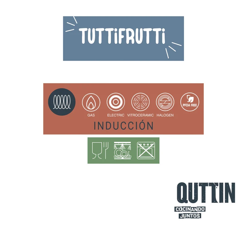 Pan Quttin TUTTIFRUTTI Grey (6 Units)