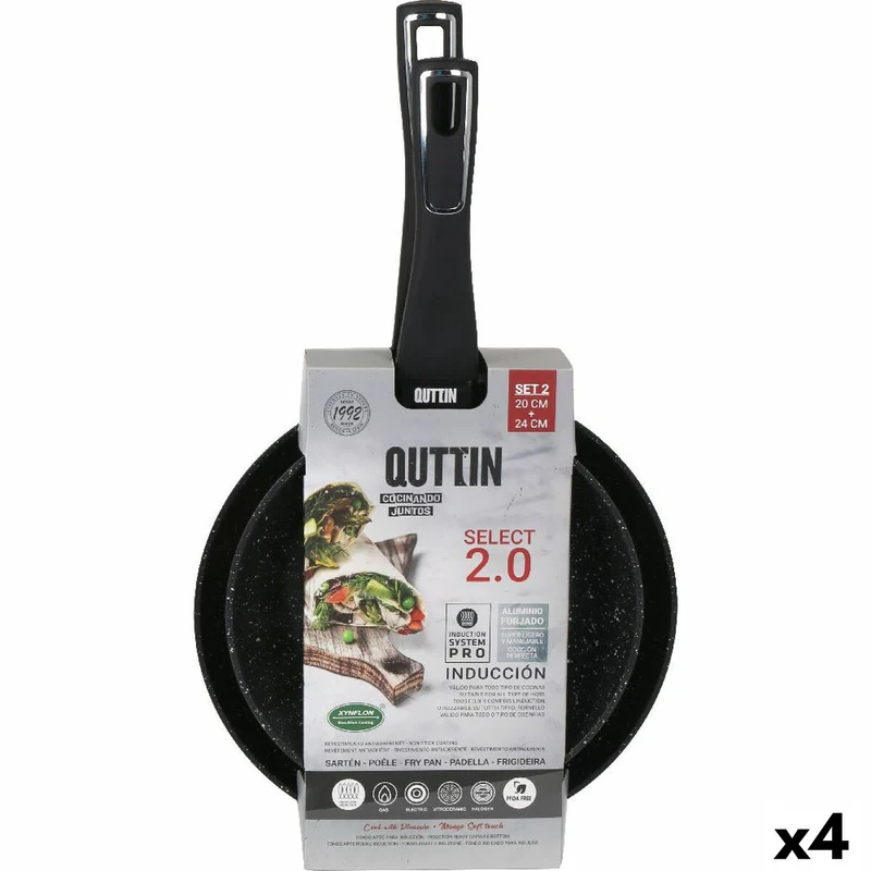 Set of pans Quttin 3,5 mm (4 Units)