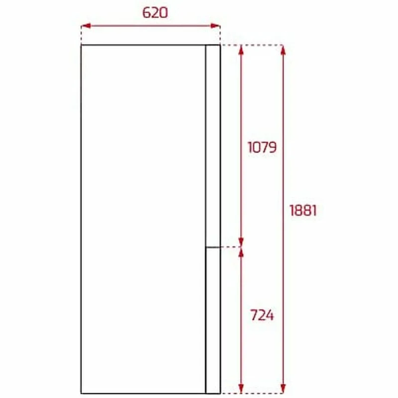 Combined Refrigerator Teka NFL345 White (188 x 60 cm)