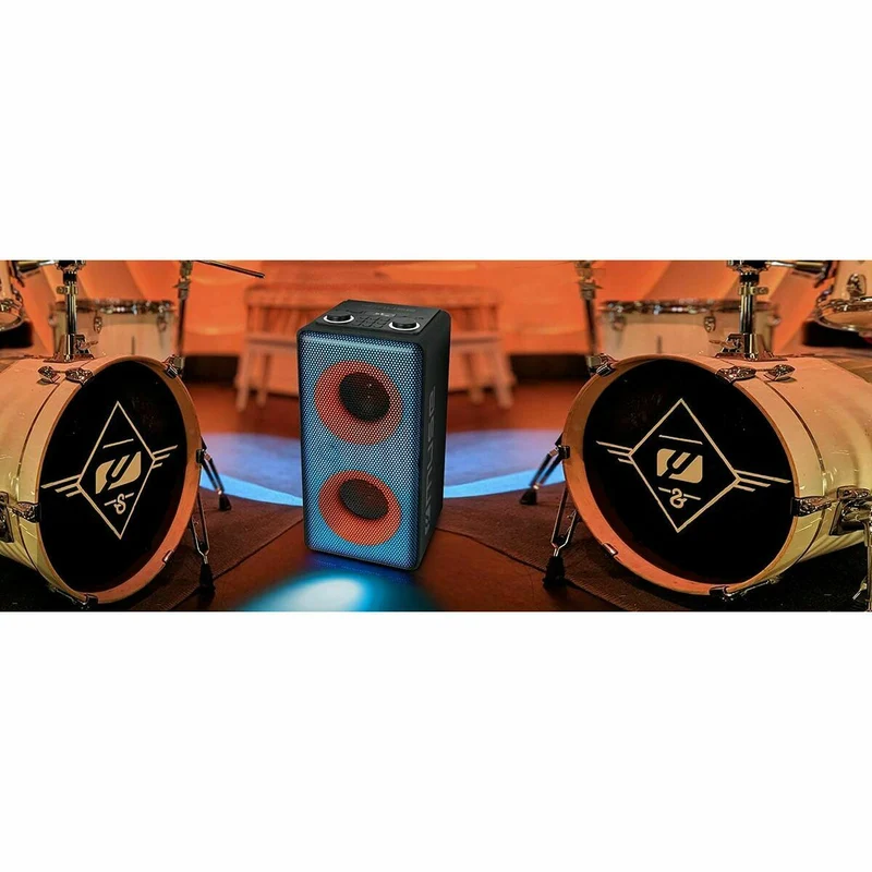 Speakers Muse M-1808 DJ 150 W White Black