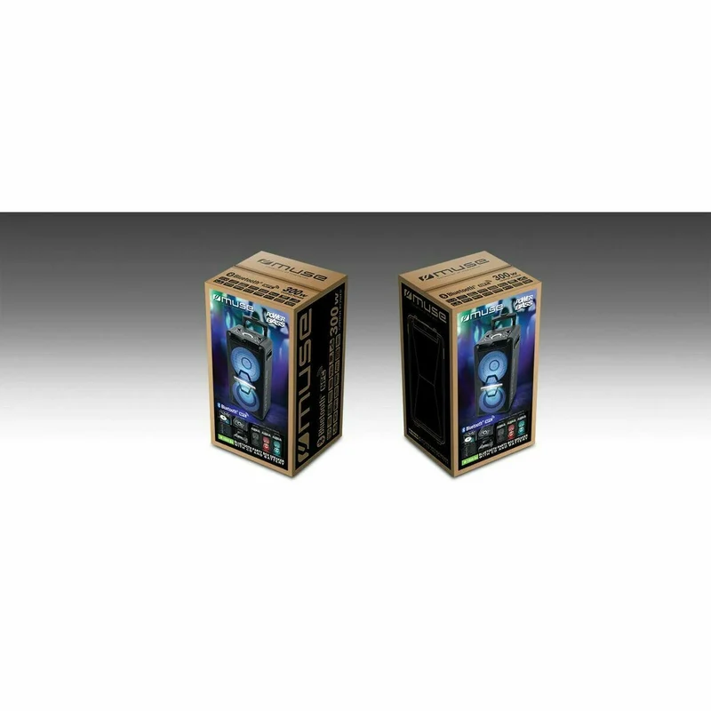 Portable Speaker Muse M-1920 DJ Black 300 W