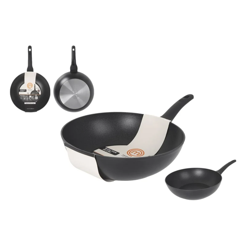 Wok Pan MasterChef 28 cm (6 Units)