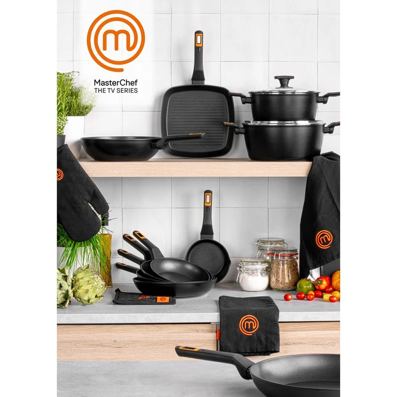 Set of Frying Pans MasterChef 2,5 mm (4 Units)