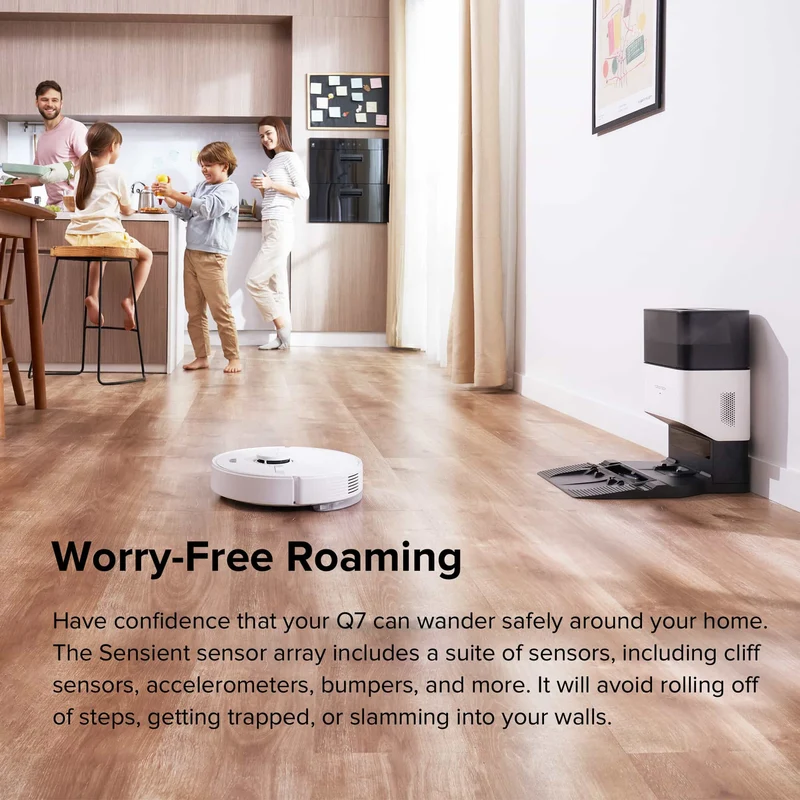 Roborock Q7+ Robot Vacumm with Auto-Empty Dock Pure