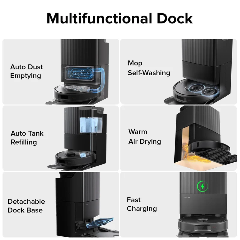 Roborock Qrevo Plus Robot Vacuum with Multifunctional Dock