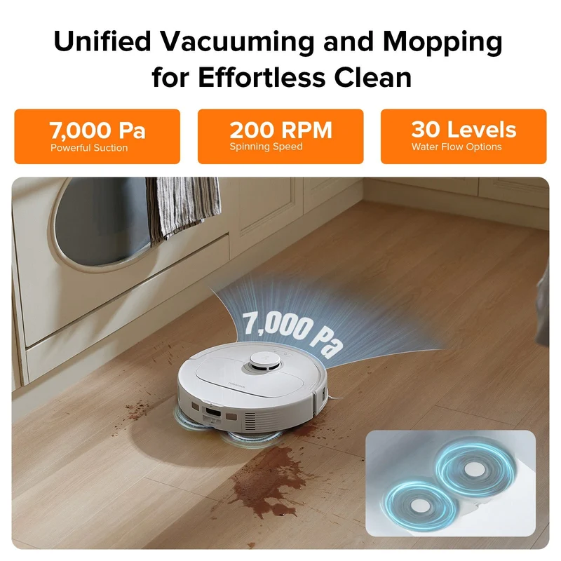 Roborock Qrevo Plus Robot Vacuum with Multifunctional Dock