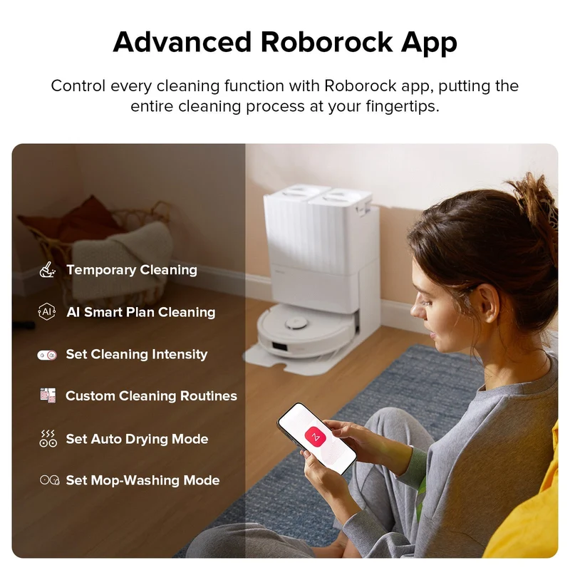 Roborock Qrevo Plus Robot Vacuum with Multifunctional Dock