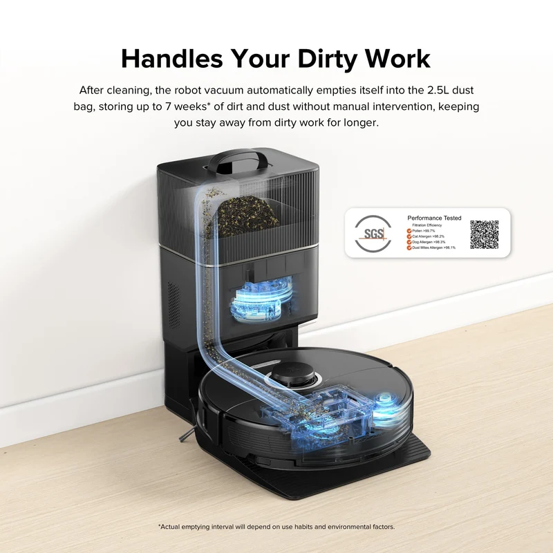 Roborock S8+ Robot Vacuum with Auto-Empty Dock