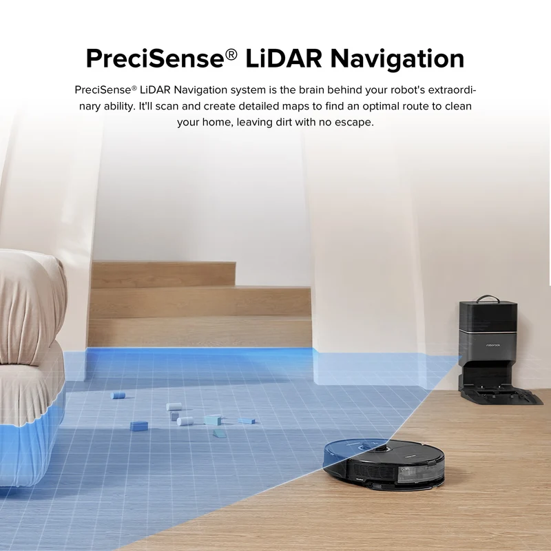 Roborock S8+ Robot Vacuum with Auto-Empty Dock
