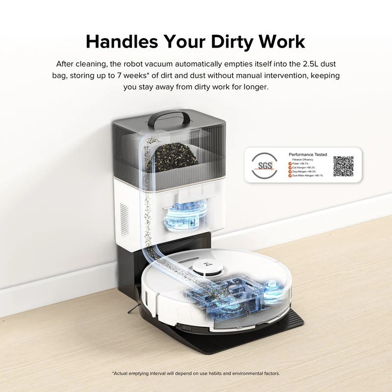Roborock S8+ Robot Vacuum with Auto-Empty Dock