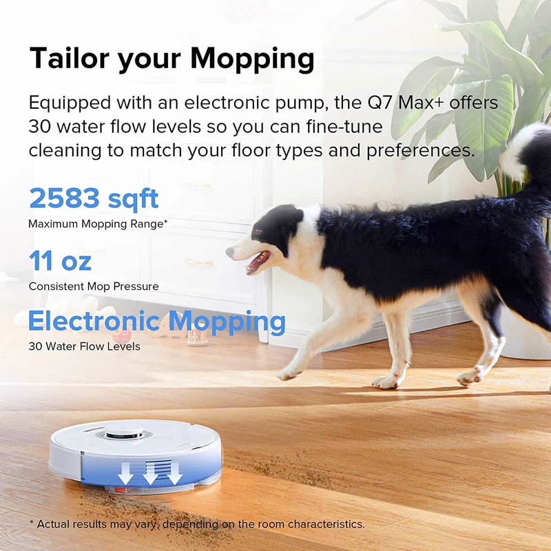 Roborock Q7 Max+ Robot Vacuum with Auto-Empty Dock Pure
