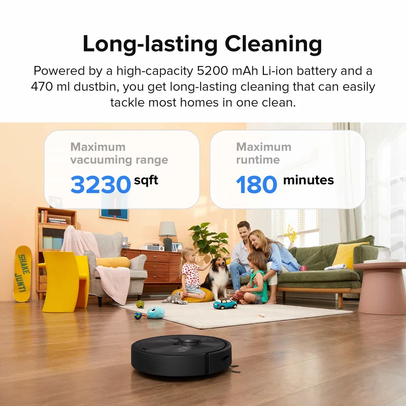 Roborock Q5 Robot Vacuum with 2700Pa Power Suction