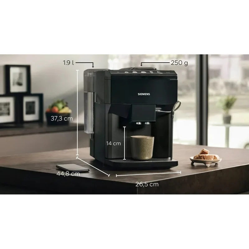 Superautomatic Coffee Maker Siemens AG TP511R09 Black 1500 W 15 bar 1,9 L