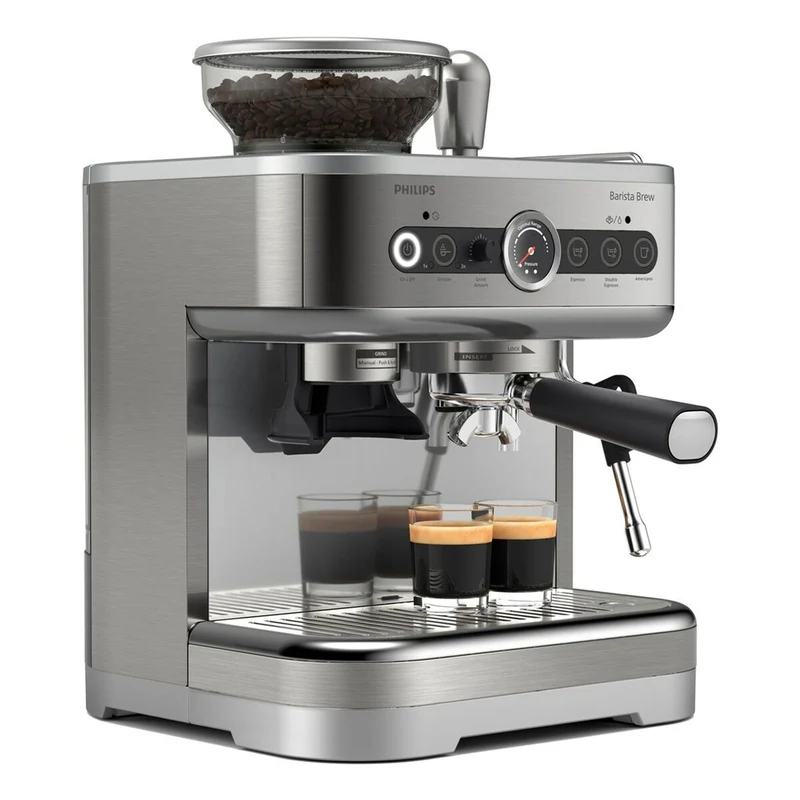 Superautomatic Coffee Maker Philips PSA3218/01 Black Steel 1350 W 15 bar 2,3 L