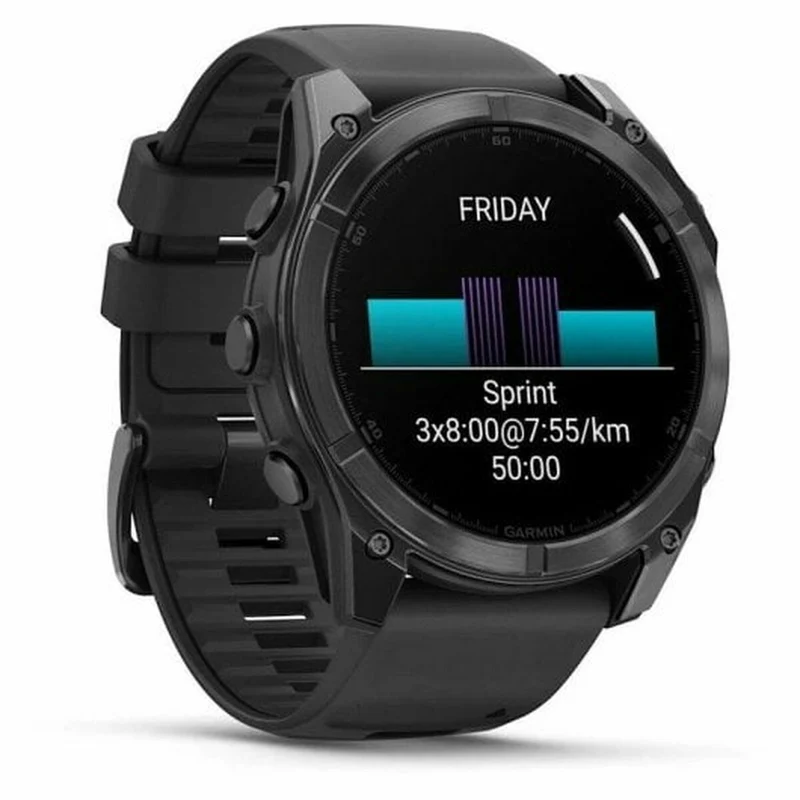 Smartwatch GARMIN 010-02905-00 Black Grey Titanium 1,4" 51 mm