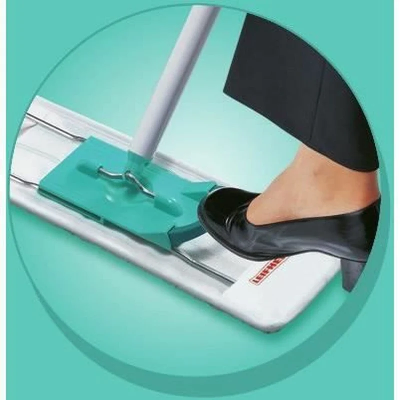 Mop with Bucket Leifheit 55092 Blue Grey Microfibre