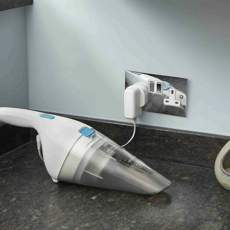 Handheld Hoover Black & Decker NVC115JL 0,32 L 630 l/min 3,6V White Grey 7,5 W Blanco