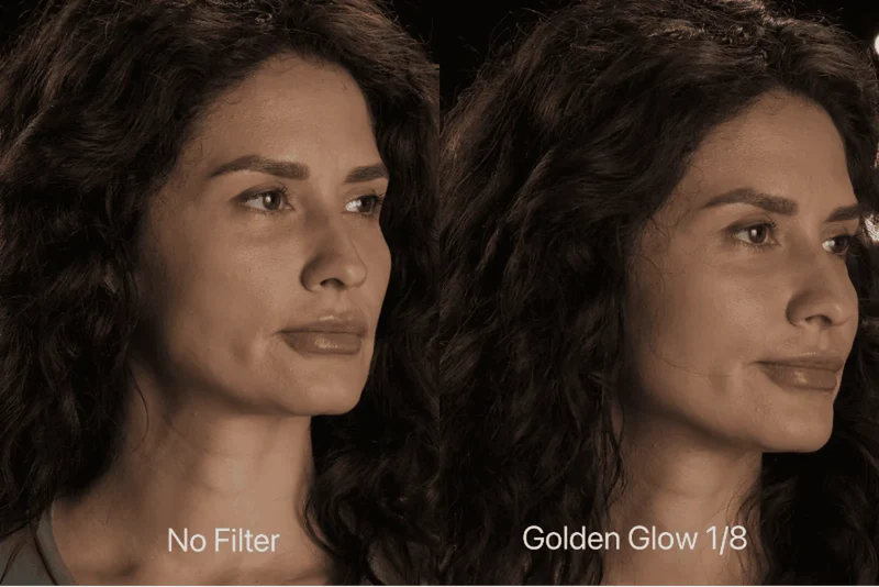 Golden Glow inskruvat kamerafilter