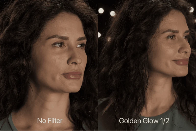 Golden Glow inskruvat kamerafilter