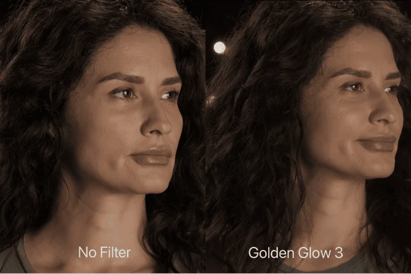 Golden Glow inskruvat kamerafilter