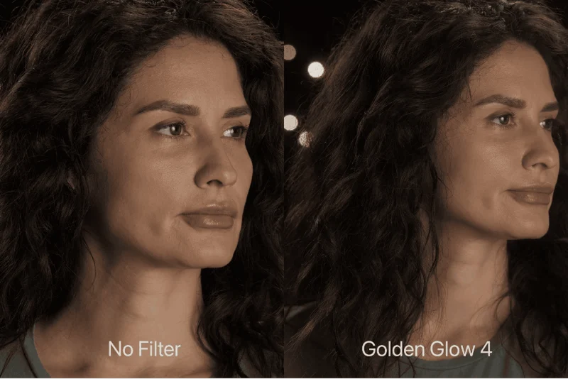 Golden Glow inskruvat kamerafilter