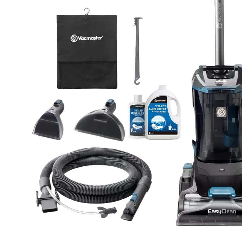 Vacmaster CA0701EU EasyClean Home Clean Kit | Mop Carpet Cleaner-with Spare Carpet Shampoo