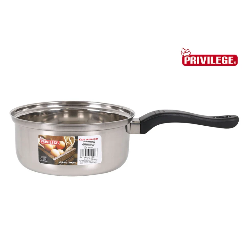 Saucepan Privilege Stainless steel 1,7 L (12 Units)