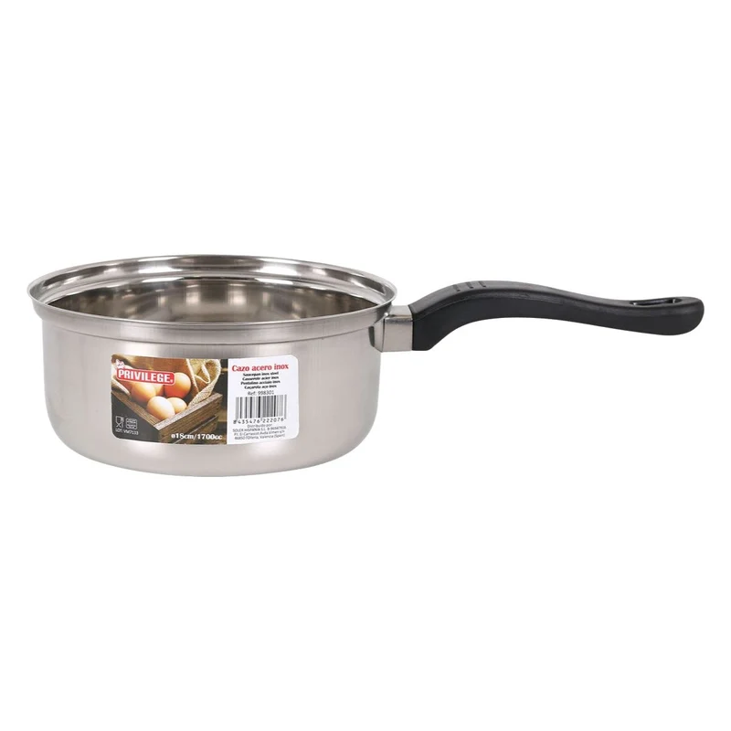 Saucepan Privilege Stainless steel 1,7 L (12 Units)