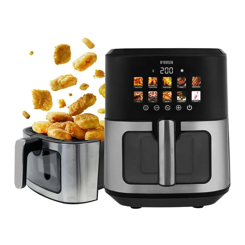 Air Fryer N'oveen AF770 Black Silver 1700 W 6,5 L