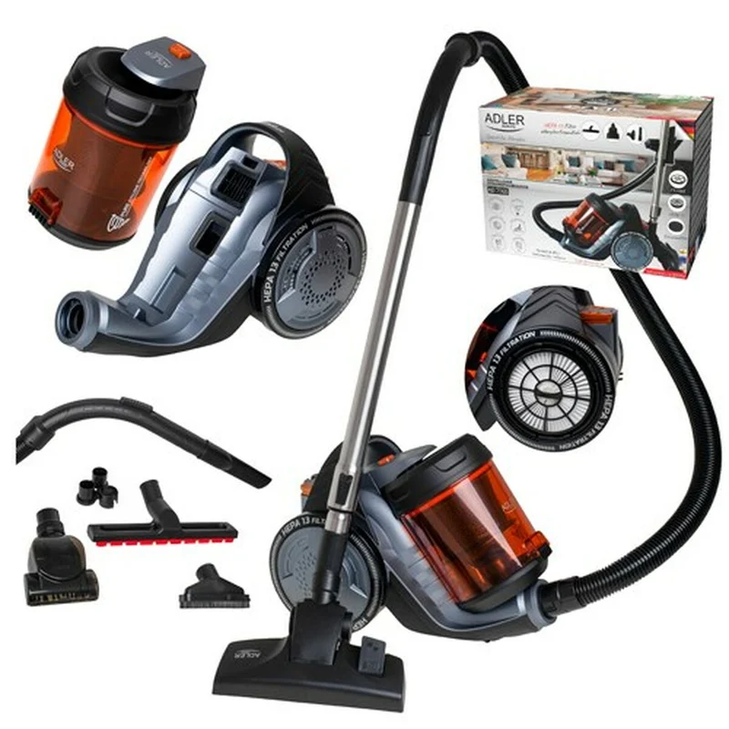 vacuum cleaner Adler AD 7065 Black Orange 700 W 3000 W