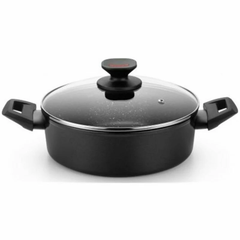 Casserole Monix TITAN ROCK Black Ø 32 cm