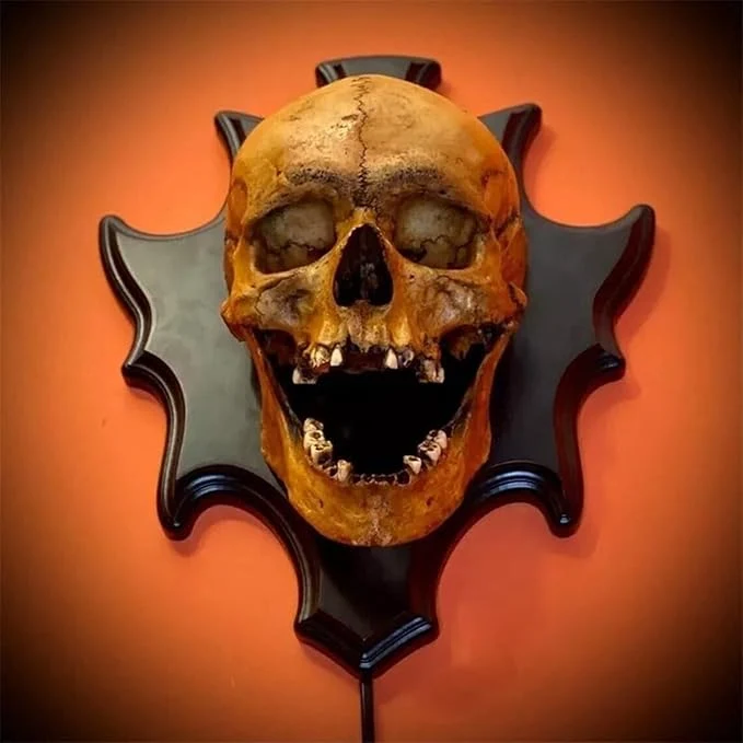 Skeletlampe i evig mørke