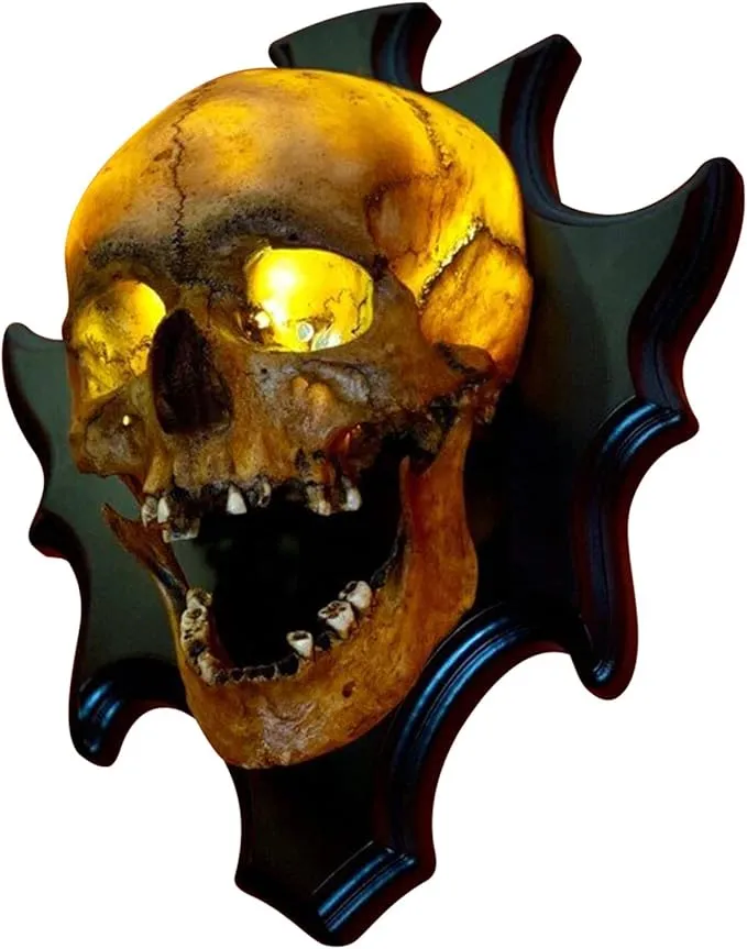Skeletlampe i evig mørke