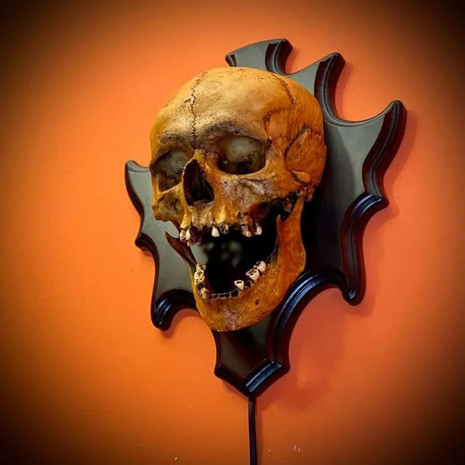 Skeletlampe i evig mørke