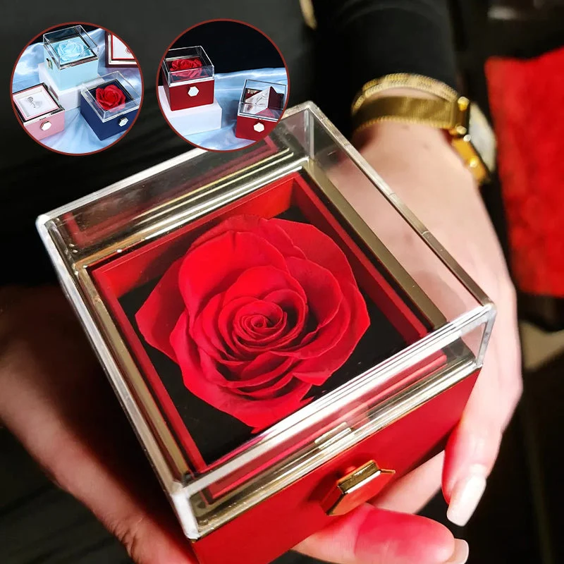 Eternal Rose Box – Elegant Opbevaring af Kunstige Roser