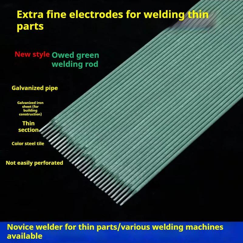 Ekstra fin grøn svejsetråd – Tyndledende elektrode til galvaniseret og blødt stål