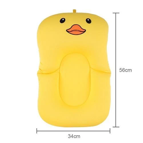 Foldbar Babybademåtte til badekar – Sikkerhedsindretning til babybad