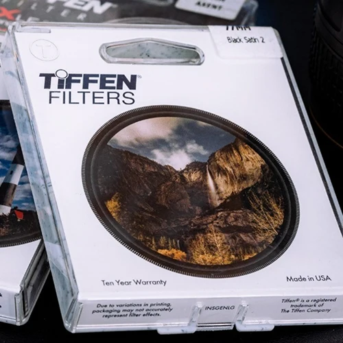 Svart Satin Skruv-In Filter