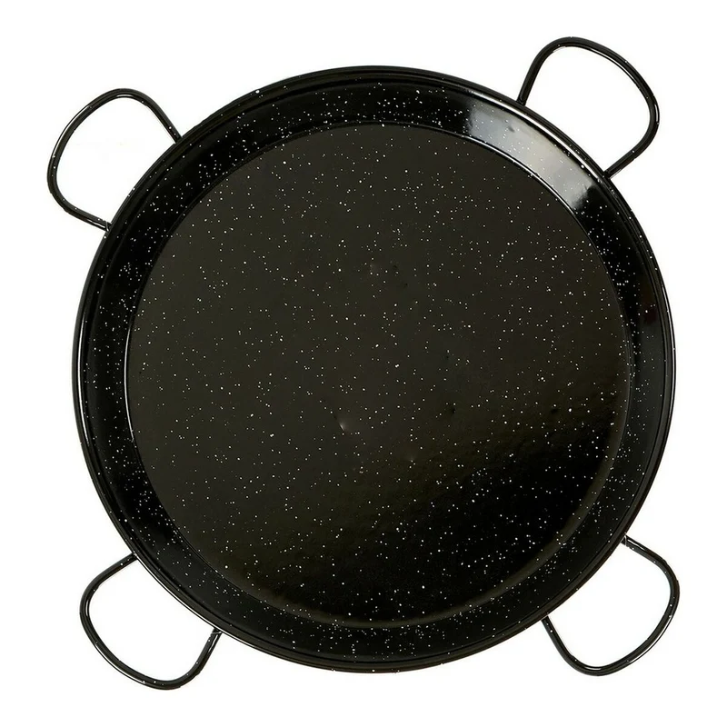 Pan La Dehesa Black Enamelled Steel Ø 80 cm 97 x 8 x 97 cm