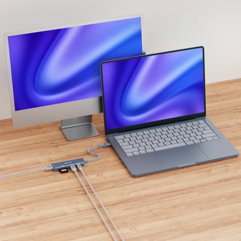 Bonelk Long-Life USB-C 5in1 Multiport Hub (Indigo)