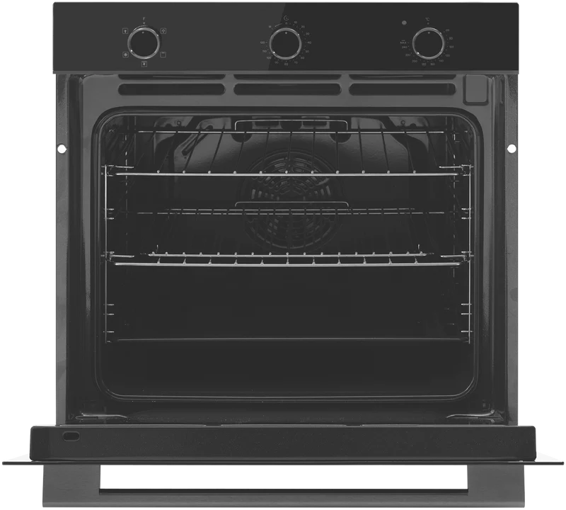 Omega 60cm 5 Function 10amp Electric Oven, Midnight Black