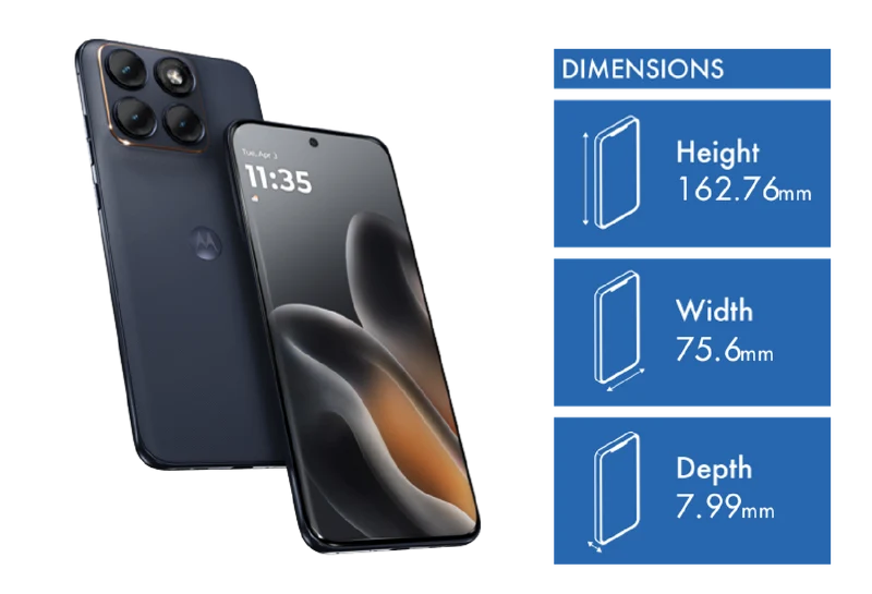 Motorola Edge 70 Fusion 5G 128GB Silhouette Black