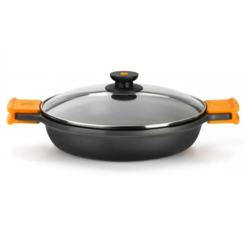 Casserole BRA A270524 Black Ø 24 cm 5 L 2,3 L