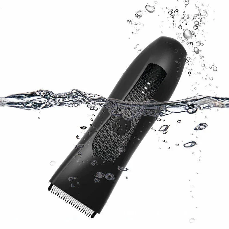 Men's Intimate Groin Private Parts Whole Body Hair Waterproof Rechargeable Shaver Trimmer