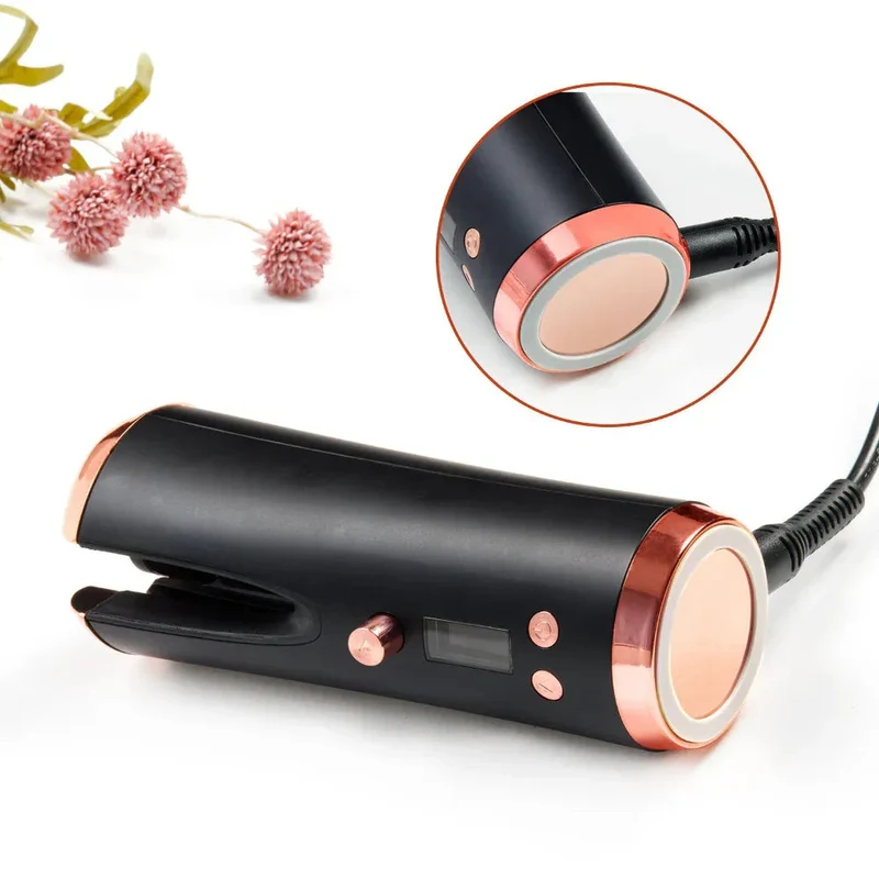 Portable Automatic Travel Smart Wireless Lcd Curling Iron